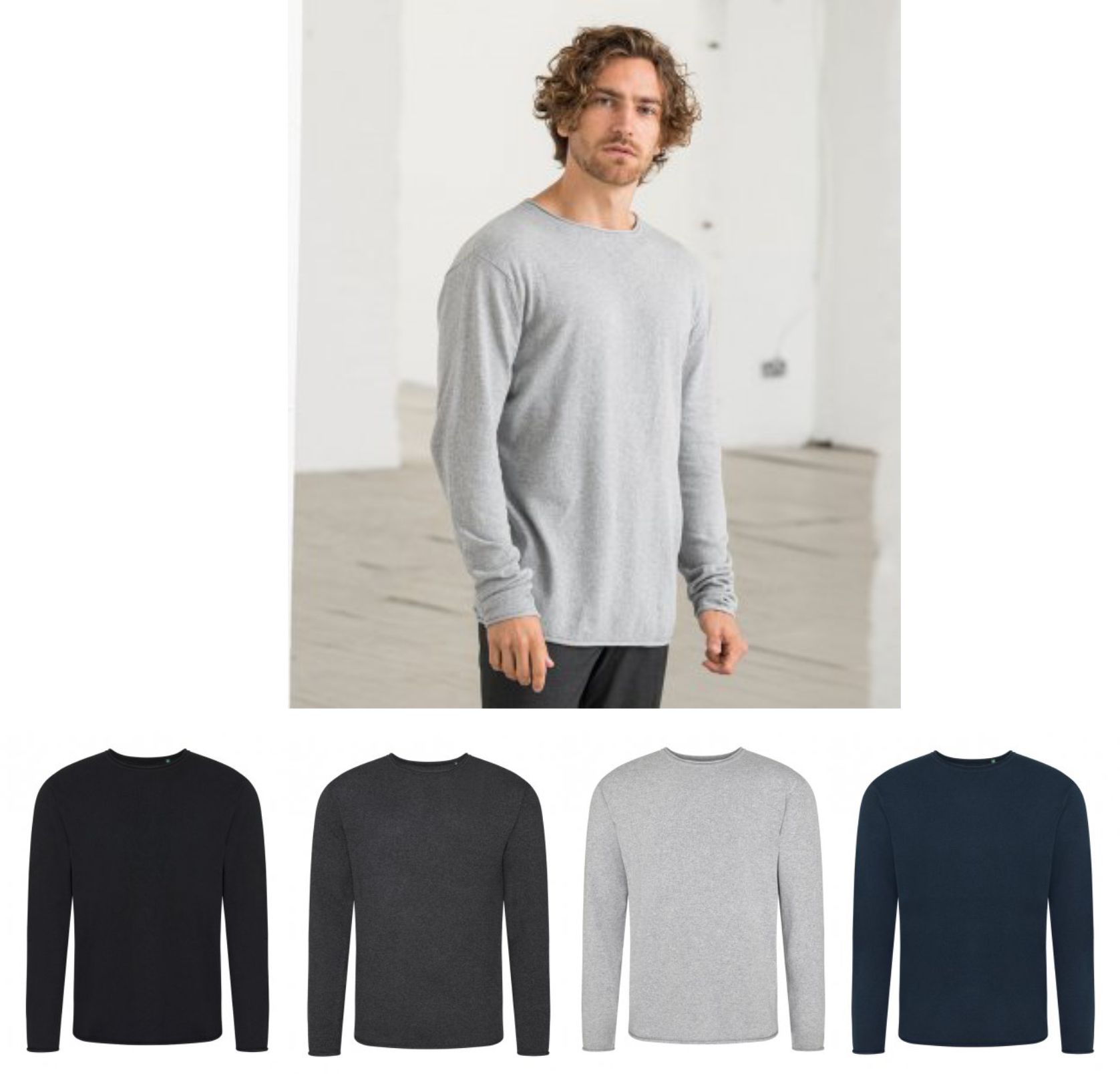 EA060 Ecologie by AWD Arenal Lightweight Sweater
